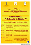 Conferenza sulle meridiane