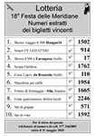 numeri vincenti lotteria meridiane 2018