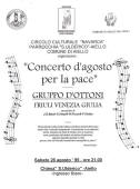 26 agosto: concerto d'agosto