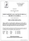 14 aprile: corso d'ascolto di musica