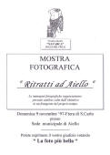 9 novembre: mostra fotografica ad Aiello