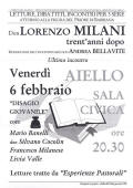6 febbraio: serata su don Milani