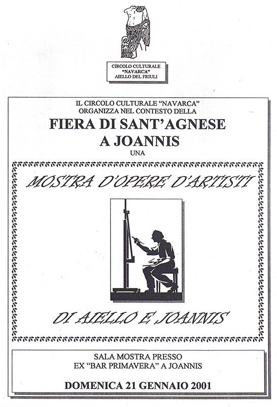 Iniziativa del 21 gennaio 2001: Mostre di artisti locali nel contesto della Festa di Sant'Agnese