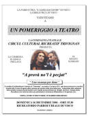 16 dicembre: teatro