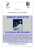 1 febbraio: Incontro con l'autore Emilio Rigatti