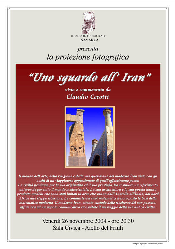 Iniziativa del 26 novembre 2004: Uno sguardo all'Iran