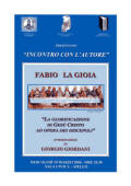 10 marzo: Incontro con l'autore Fabio La Gioia