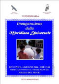 6 giugno: inaugurazione della meridiana universale