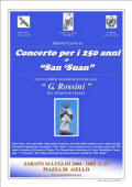 24 luglio: concerto per i 250 anni di San Suan