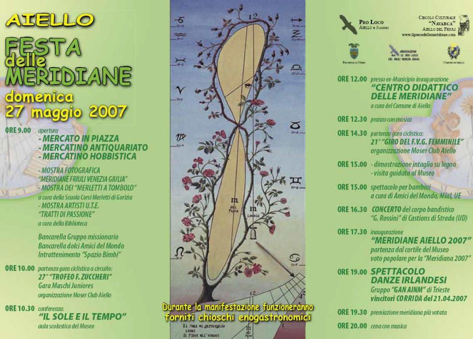 Iniziativa del 27 maggio 2007: Festa delle meridiane