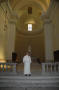 Visualizza la fotografia che ritrae Padre Angelo Piagnio, priore del convento domenicano di Bologna, venuto ad nel 2006 a visitare la Chiesa dei Frati di Aiello