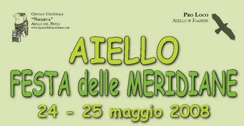 Iniziativa del 24-25 maggio 2008: Festa delle meridiane