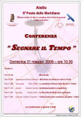 31 maggio: conferenza "Segnare il tempo"