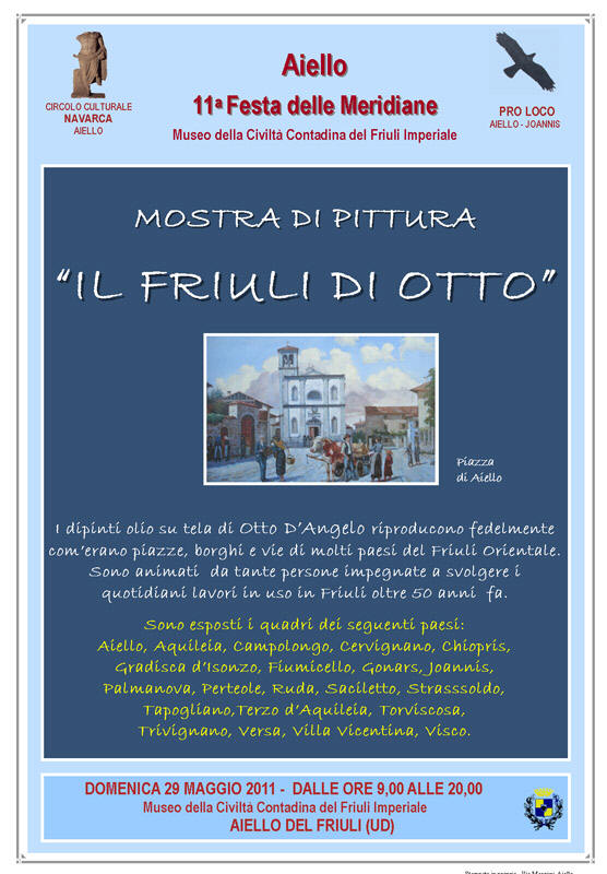 Festa delle Meridiane 2011: Mostra di pittura "Il Friuli di Otto"