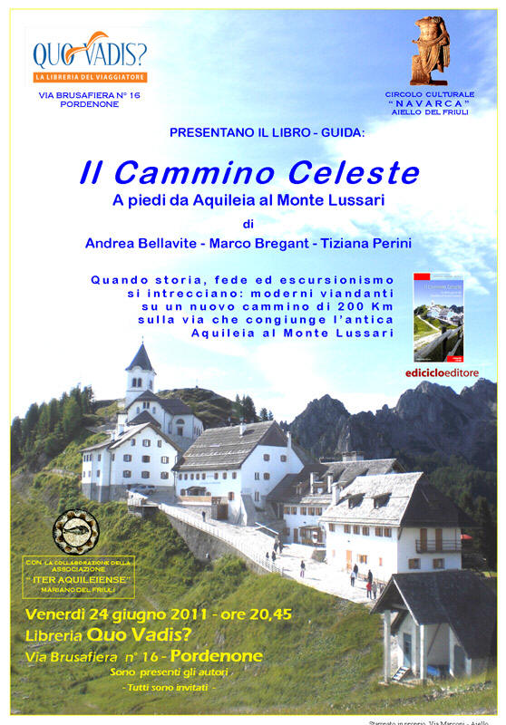 Iniziativa del 24 giugno 2011: Presentazione del libro-guida "Il Cammino Celeste"