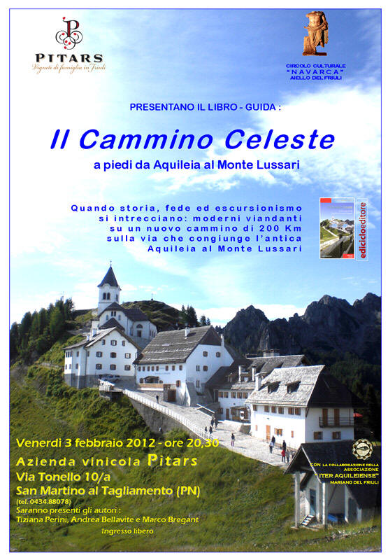 Iniziativa del 3 febbraio 2012: Presentazione del libro-guida "Il Cammino Celeste"