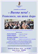 28 marzo: conferenza su papa Francesco