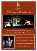 12 dicembre: presepe illuminato in arena