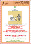 16 gennaio: presentazione libro