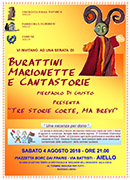 4 agosto: spettacolo di burattini