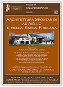 31 agosto: proiezione architettura spontanea