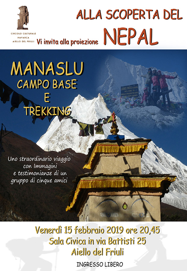 Iniziativa del 15 febbraio 2019: Proiezione "Alla scoperta del Nepal"