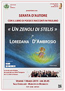 1 marzo: presentazione libro "Un zenoli di Stelis"