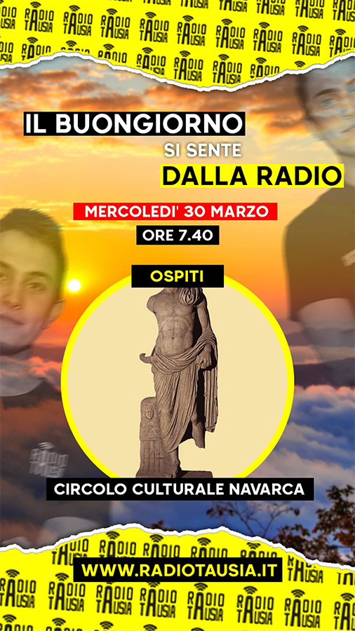 Iniziativa del 30 marzo: presentazione del Circolo Culturale Navarca a Radio Tausia