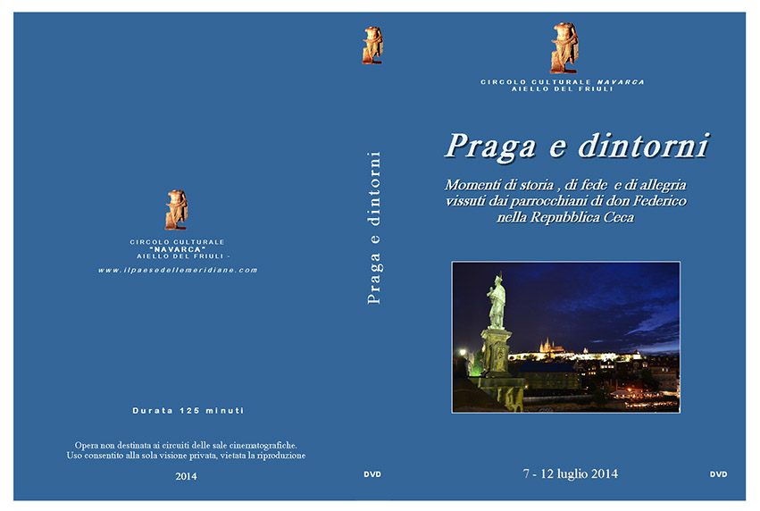 Opere del Circolo Navarca: copertina del DVD "Praga e dintorni"