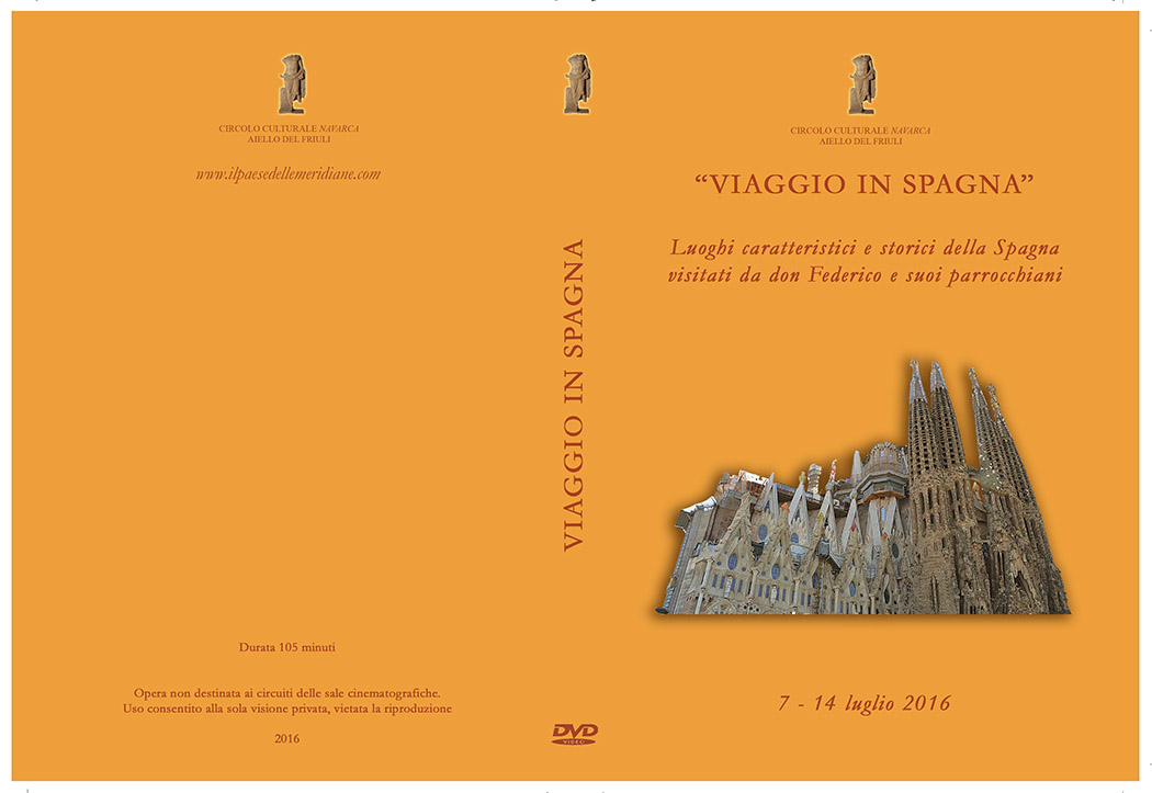 Opere del Circolo Navarca: copertina del DVD "Viaggio in Spagna"