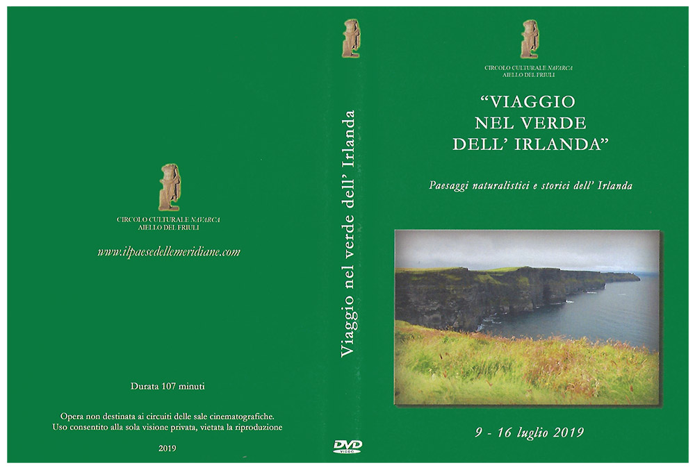 Opere del Circolo Navarca: copertina del DVD "Viaggio nel verde dell'Irlanda"