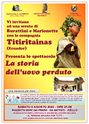 5 agosto: spettacolo burattini