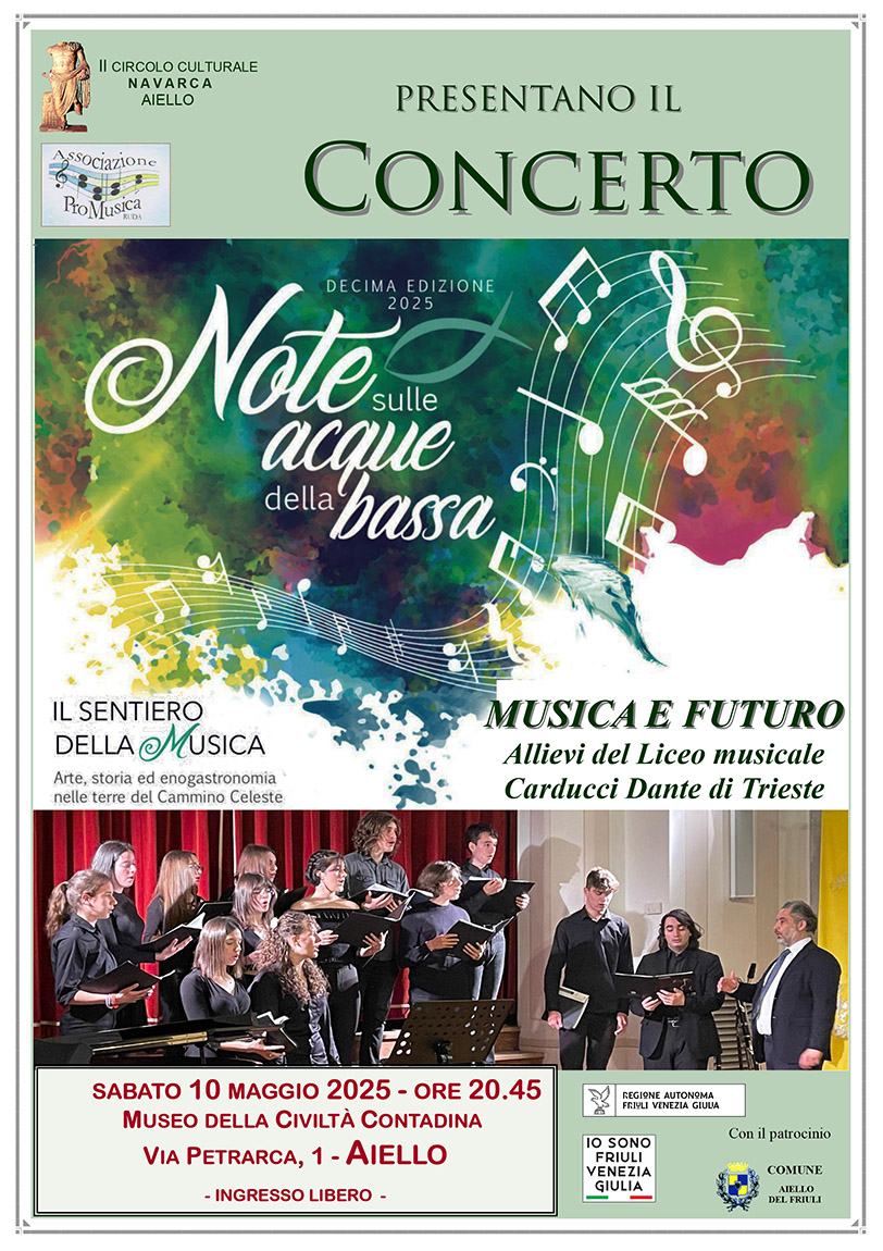 Iniziativa del 10 maggio 2025: concerto di musica classica presso il Museo della Civilt Contadina per la decima edizione di "Note sulle acque della basse"