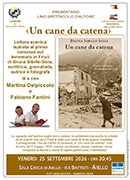 25 settembre: lettura scenica un cane da catema